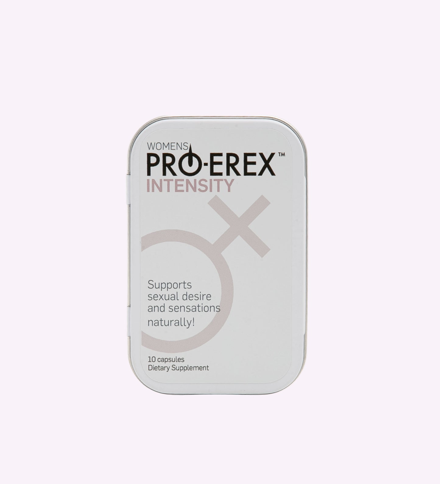 Pro-Erex Intensity supplement packaging on a white background
